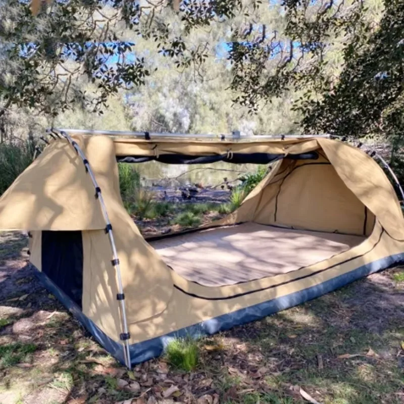 Tienda australiana lona impermeable para acampar con coche - imagen 4