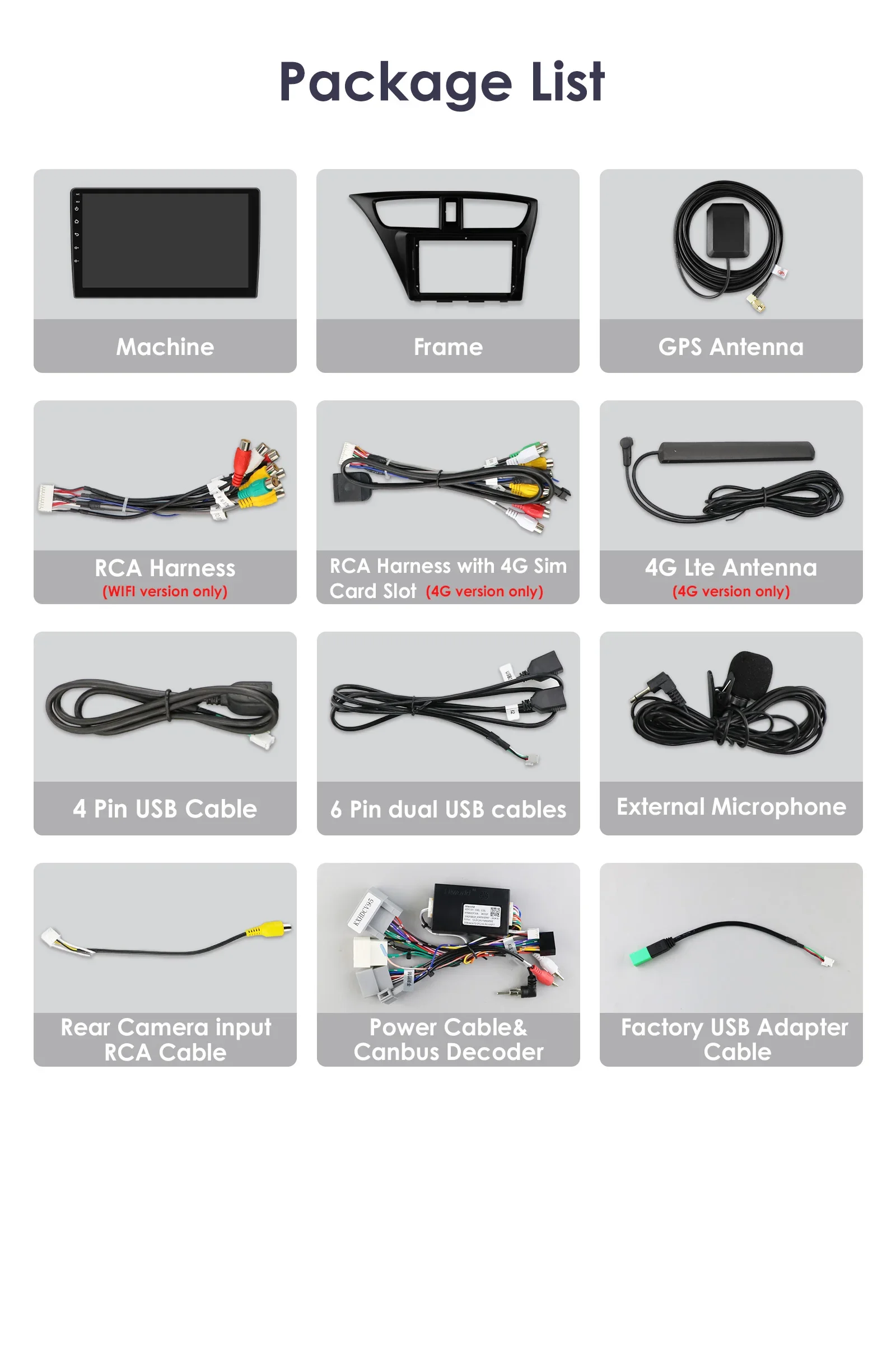 Hizpo Radio 2DIN Android 13 con GPS para Honda Civic 9 (2012-2017) - imagen 5