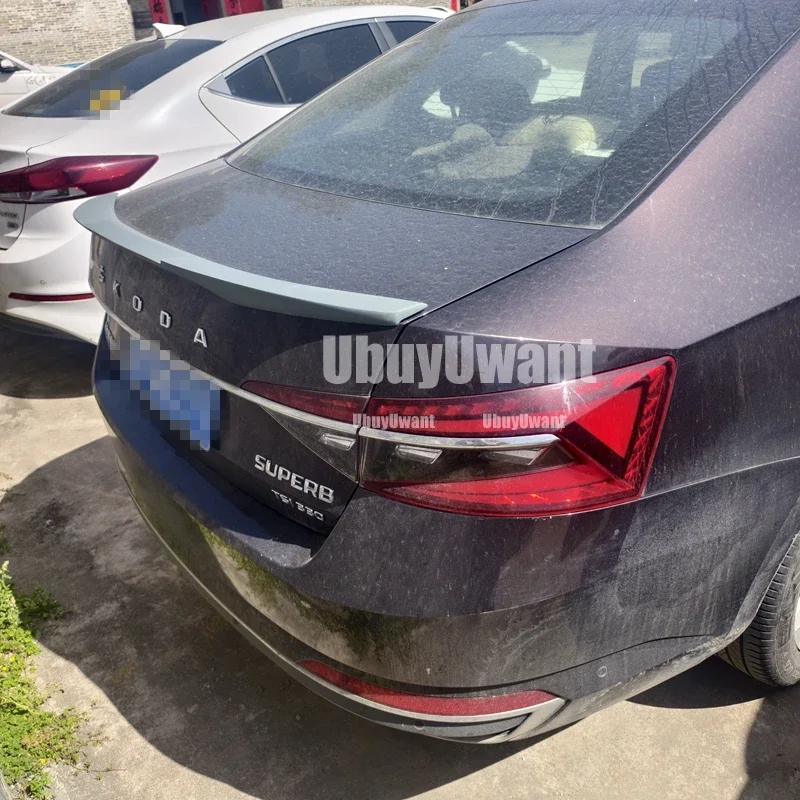 Alerón trasero estilo M4 para Skoda Superb 2016-2019, sin pintar - imagen 2