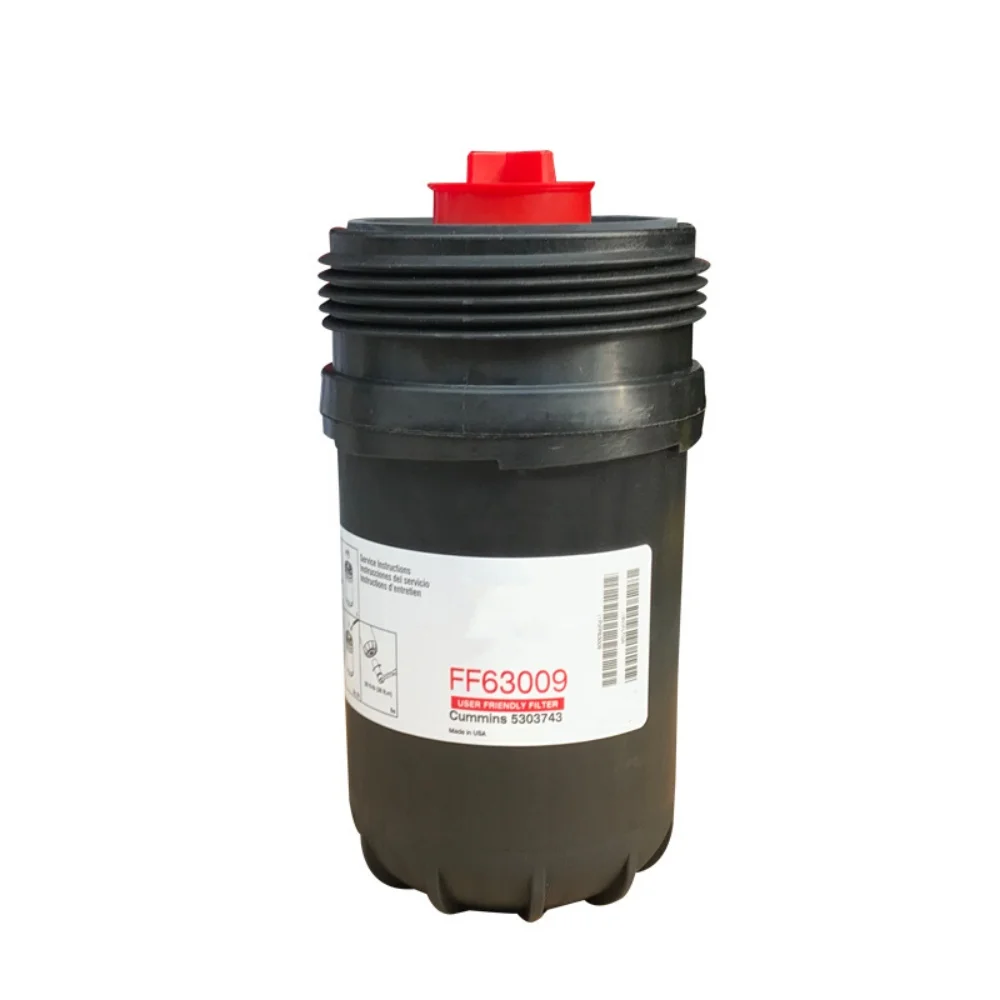 Filtro de combustible FF63009 Cummins 5303743 para excavadora diésel