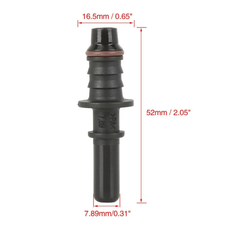 Conector rápido para manguera de combustible de nailon y goma - imagen 3