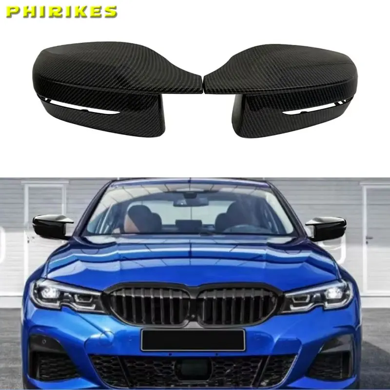 Tapa espejo retrovisor negro brillante BMW Serie 3 4 5 7 G20 G21 G22 G30