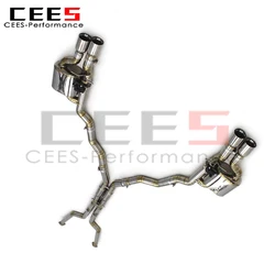 Escape catback CEES Valvetronic BMW M6 E63 V10 5.0