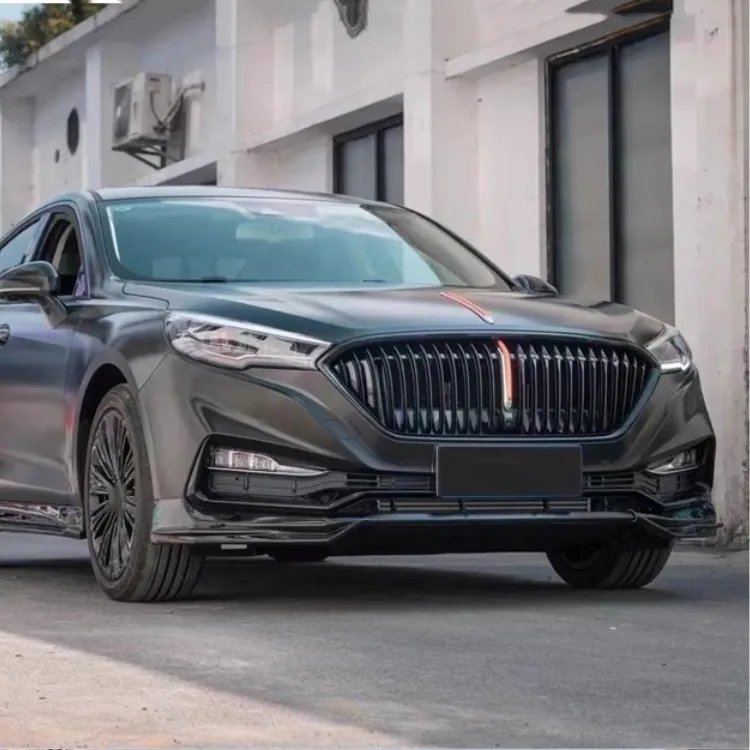 Kit de carrocería Hongqi H5 2018-2022 con parrilla y alerón - imagen 4