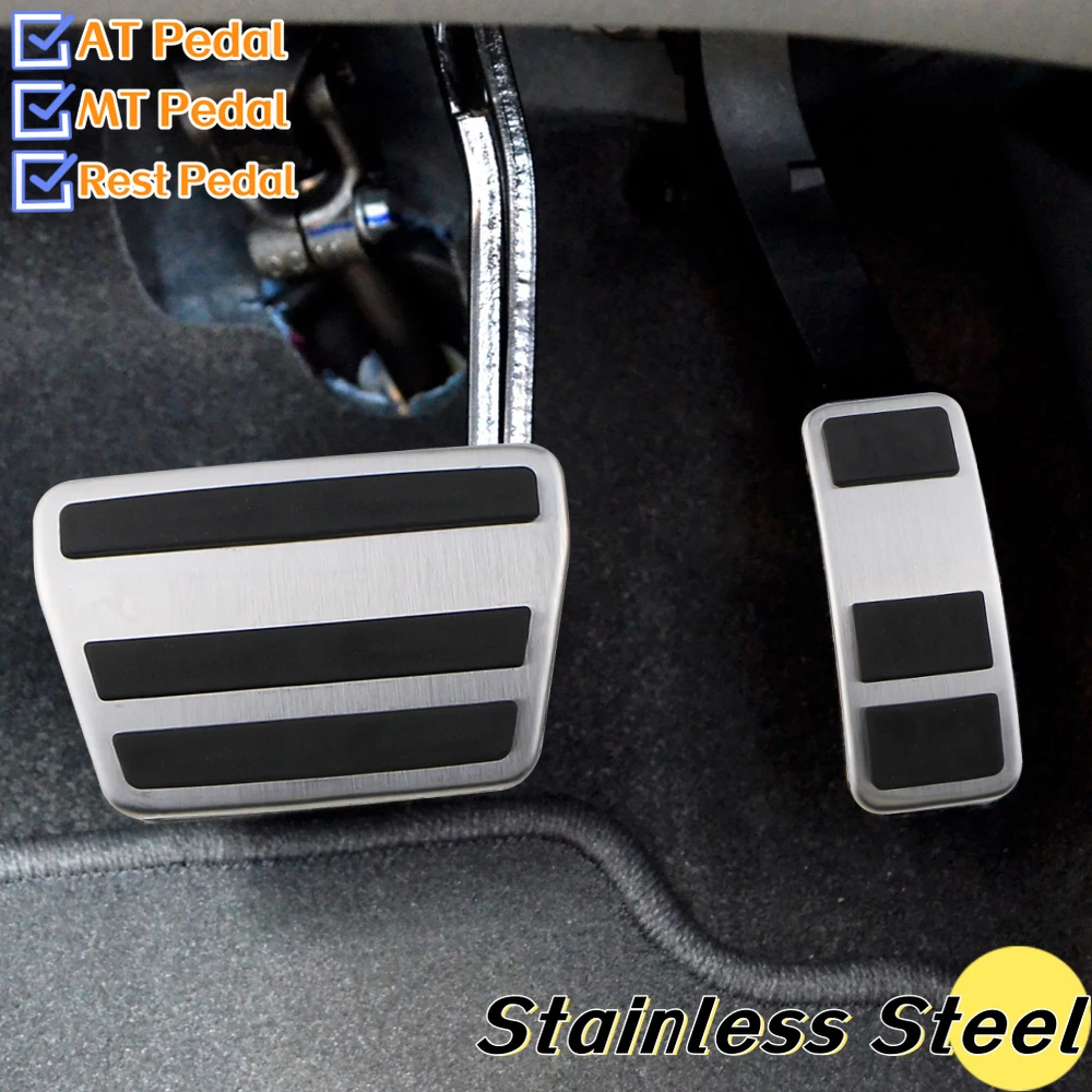 Cobertores pedales acero inox – Ford Fiesta MK8 ST, Ecosport, Puma - imagen 2