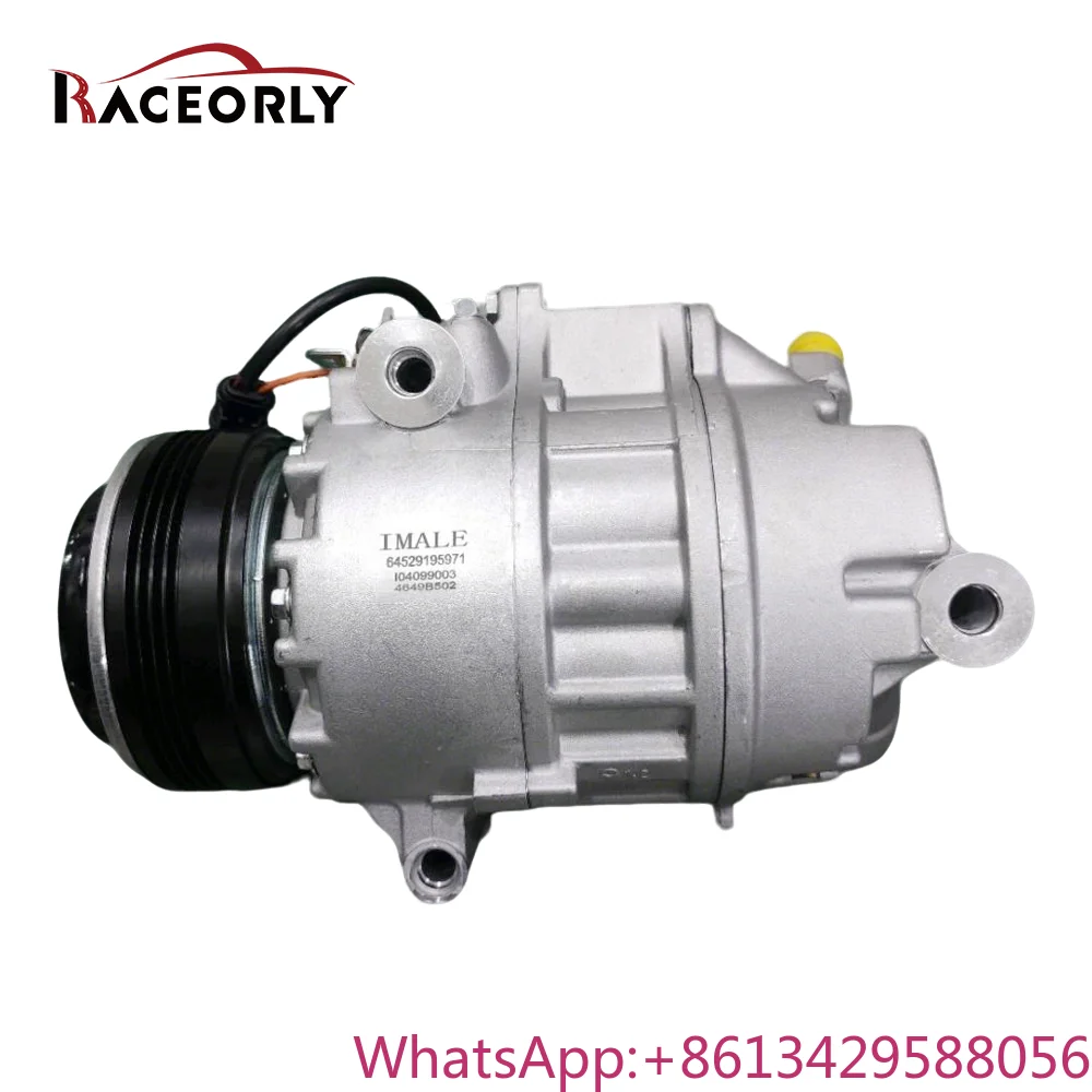 Diámetro de la polea de la correa del compresor del aire acondicionado del motor del coche 110mm 64529195971 64529185146 para BMW M57 N57 N57N 3.0d X5 X6 E70 E71