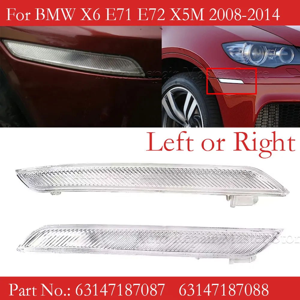 63147187087 Luz posición lateral blanca BMW X6 E71 E72 2008-2014