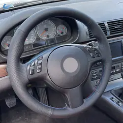 Funda cosida para volante BMW M3 E46 y M5 E39 en piel microfibra