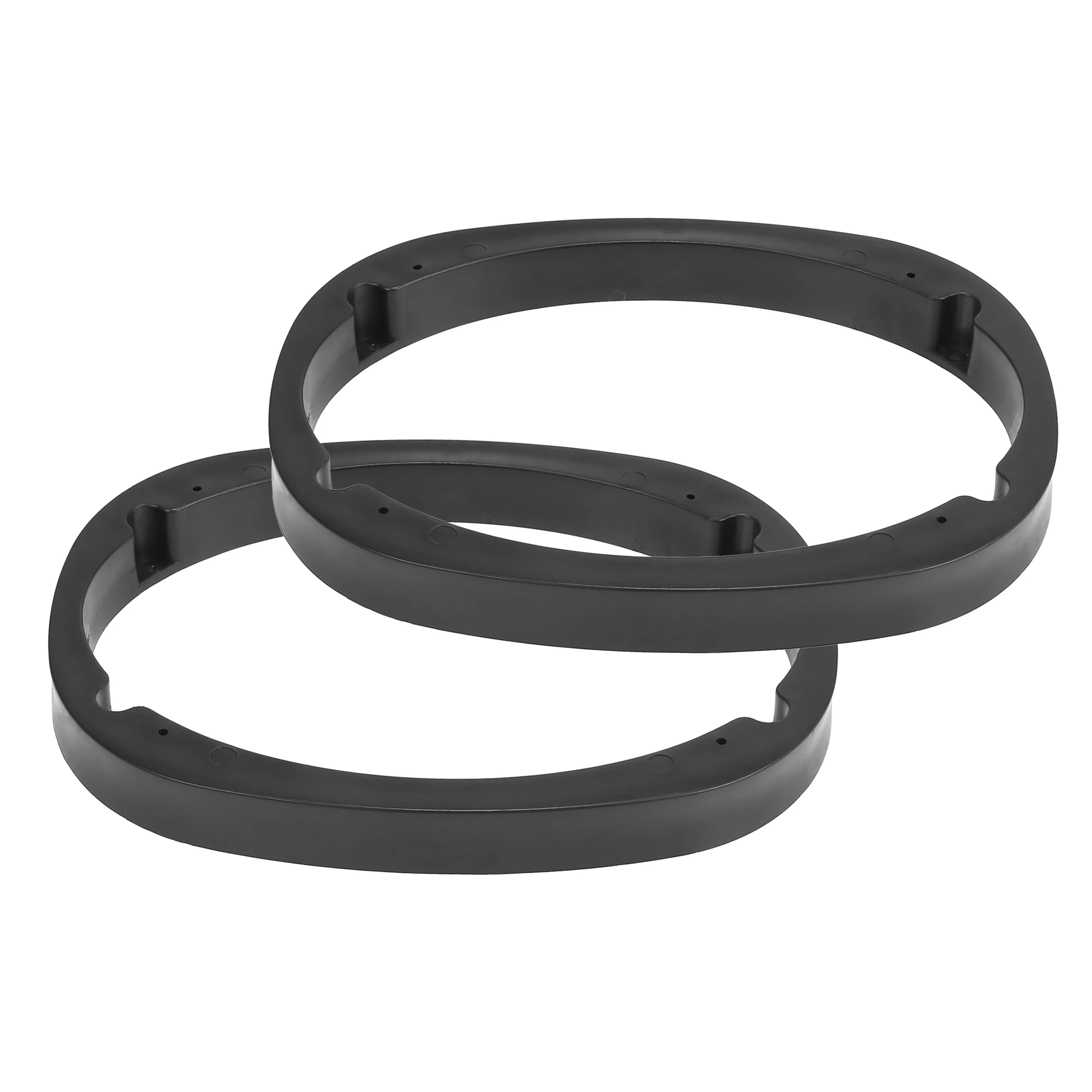 X Autohaux Espaciadores de altavoz huecos 6x9" 25mm plástico negros - imagen 5