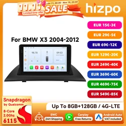 Radio multimedia Hizpo con CarPlay y Android Auto para BMW X3 E83