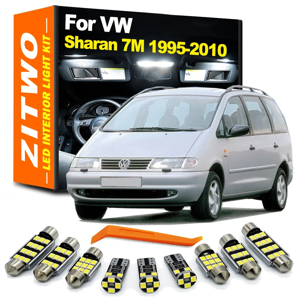 ZITWO Kit de bombillas LED CANBUS interior para VW Sharan 7M