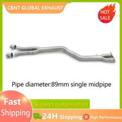 Tubo medio CBNT 3,5" 89mm inox 304 – BMW X3M F97/X4M 3.0T