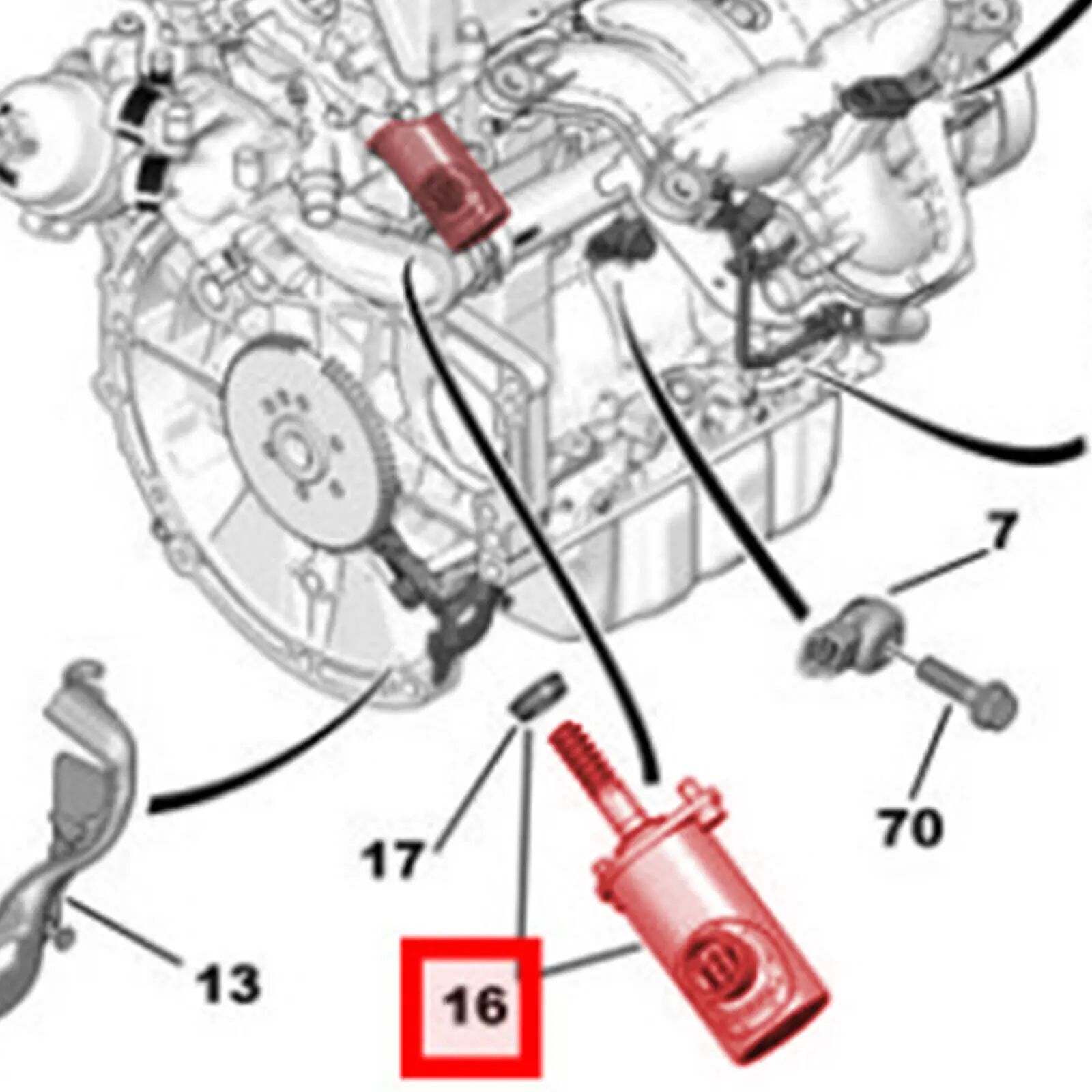 BMW MINI Solenoide VVT de sincronización 11377591588 R55 - imagen 4
