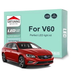 Kit lámparas LED Canbus interior Volvo V60 2011-2017 luz lectura y maletero