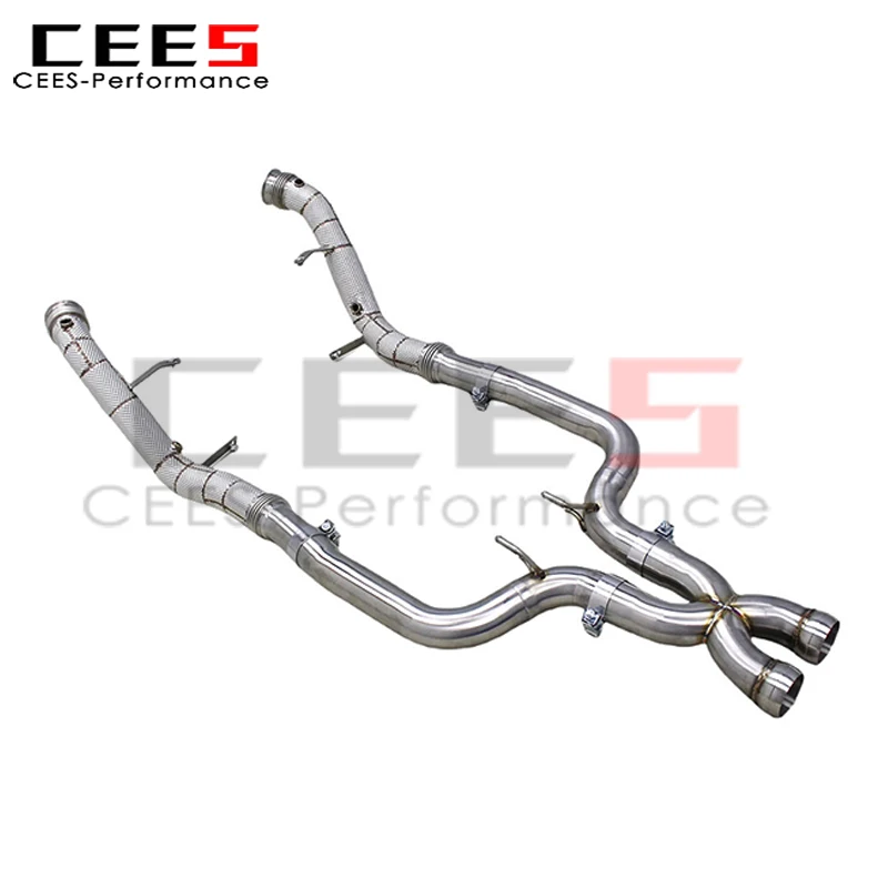 Tubos de escape acero inoxidable Cees Mercedes S65 AMG W222 V12 - imagen 3