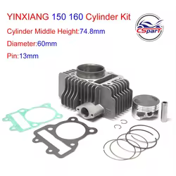 Kit cilindro YX150/YX160 150-160 cc para motor YinXiang ZongShen