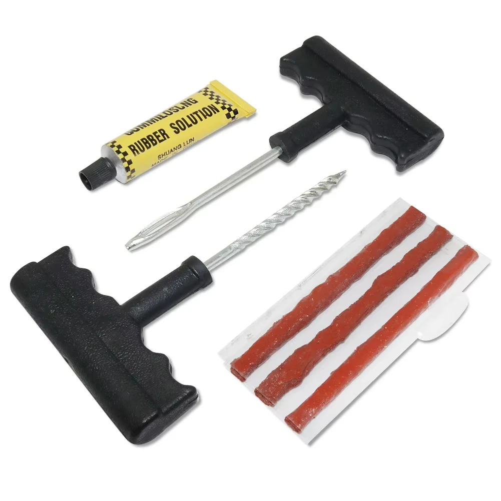 Kit compacto de reparación de neumáticos para automóvil y SUV