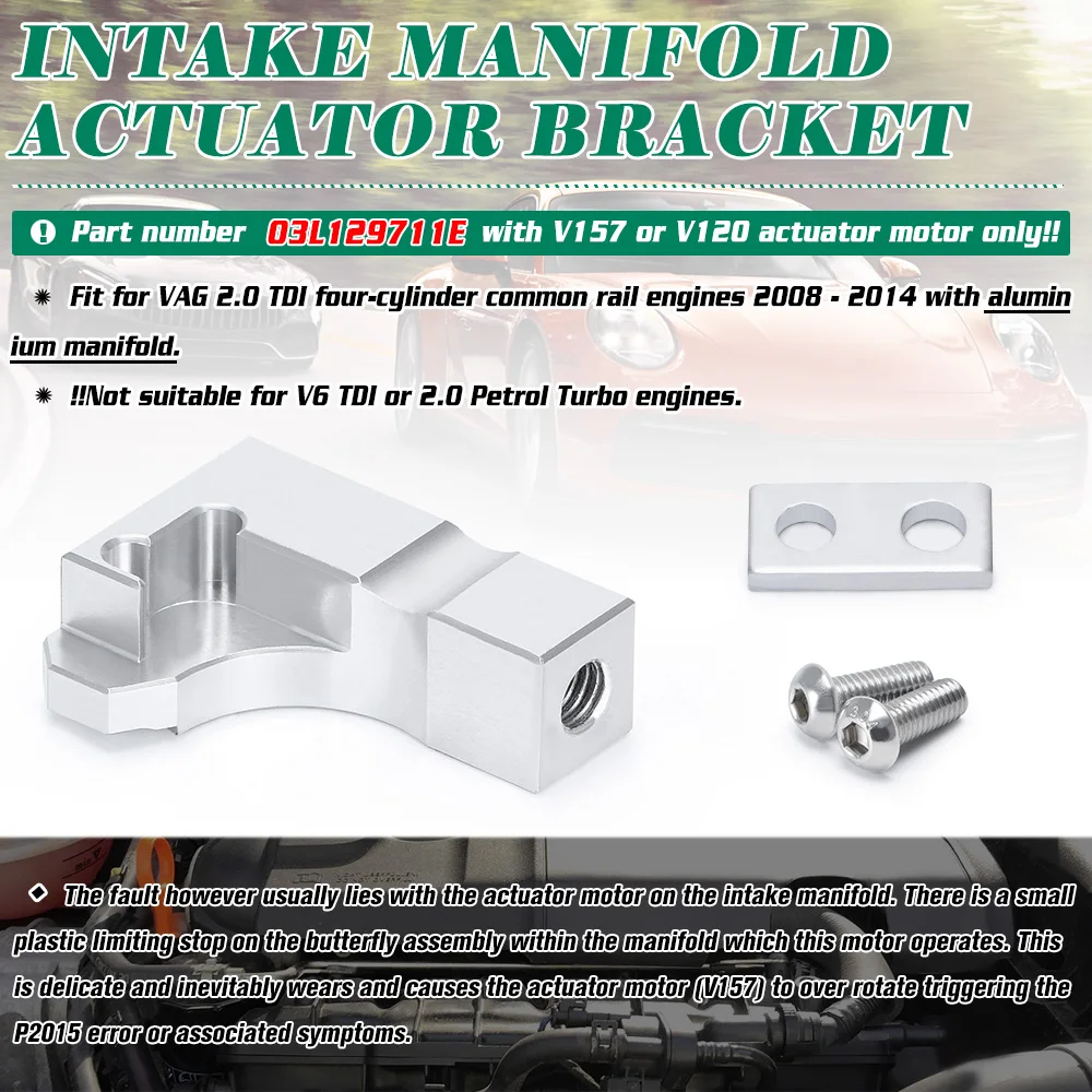 VW 03L129711E Soporte reparación colector de admisión 2.0 TDI V157 - imagen 2