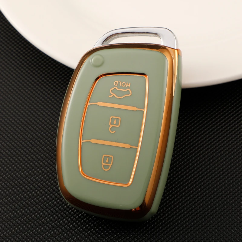 Detalle de los botones de la funda para llave