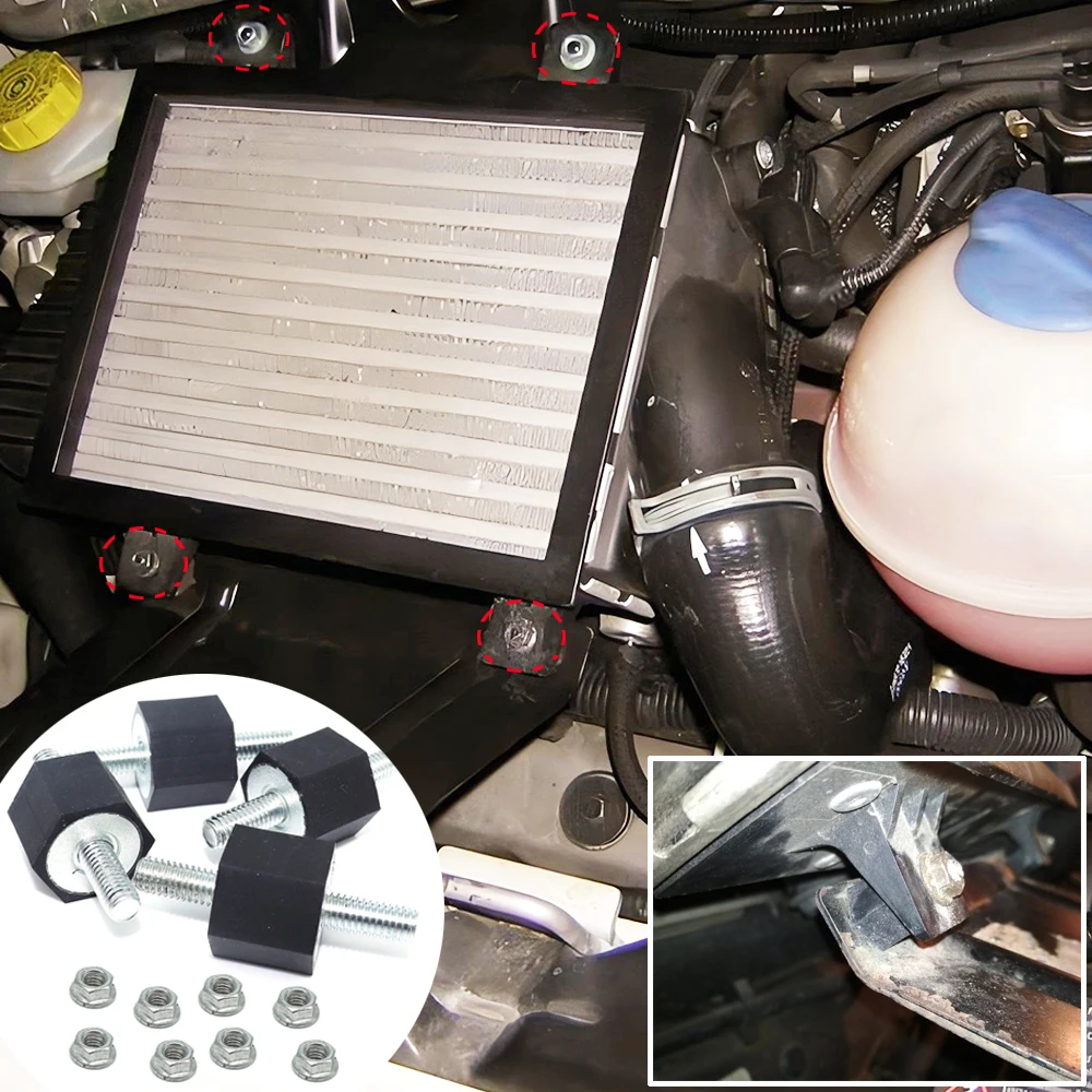 Kit soportes y casquillos intercooler VW Transporter T4 2.5 TDI
