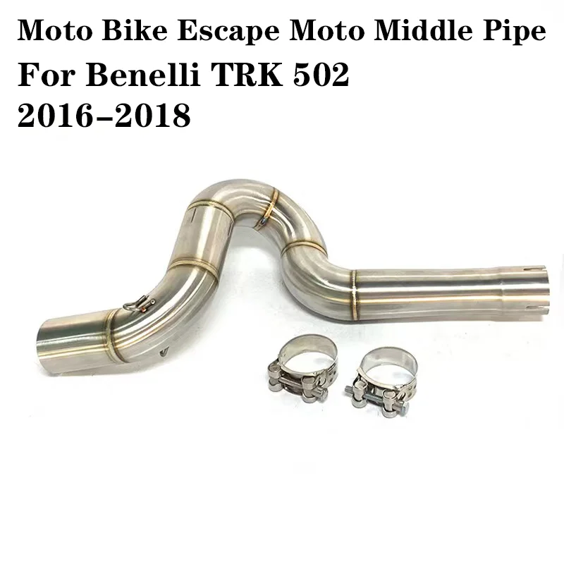 Tubo de escape 51mm para Benelli TRK 502 2016-2018