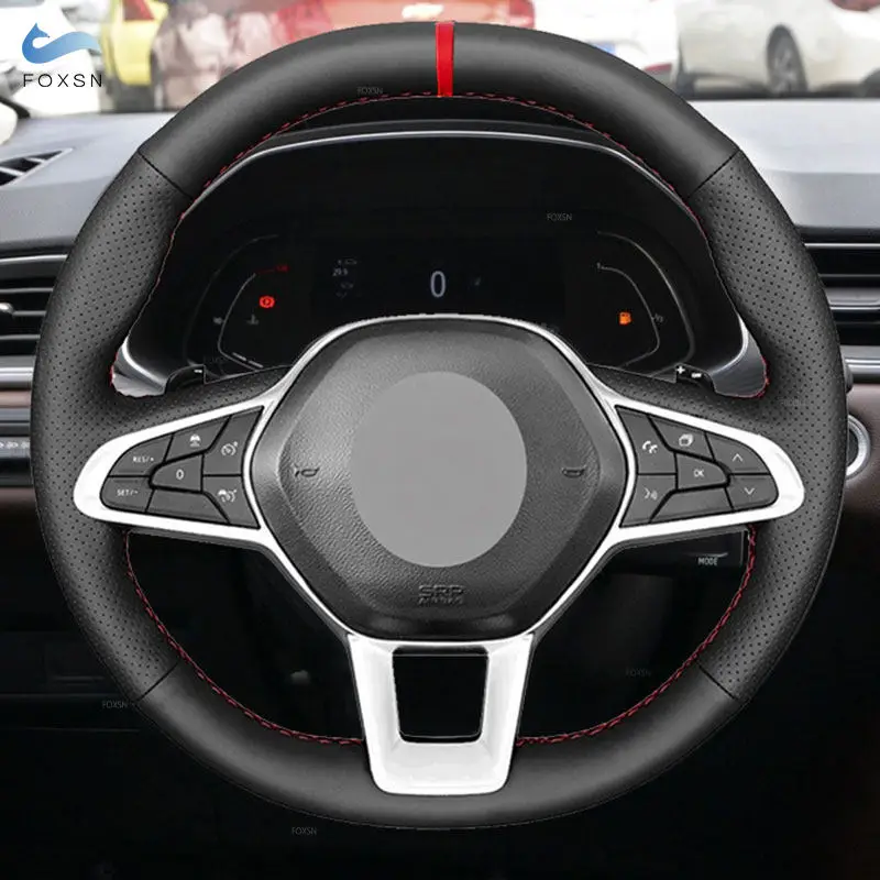 Funda volante microfibra perforada trenzada – Renault Clio 5 Zoe Captur
