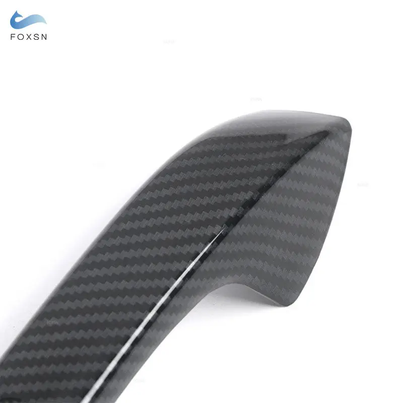 Cubierta manija puerta fibra de carbono para VW Golf 8 2021-2022 - imagen 3