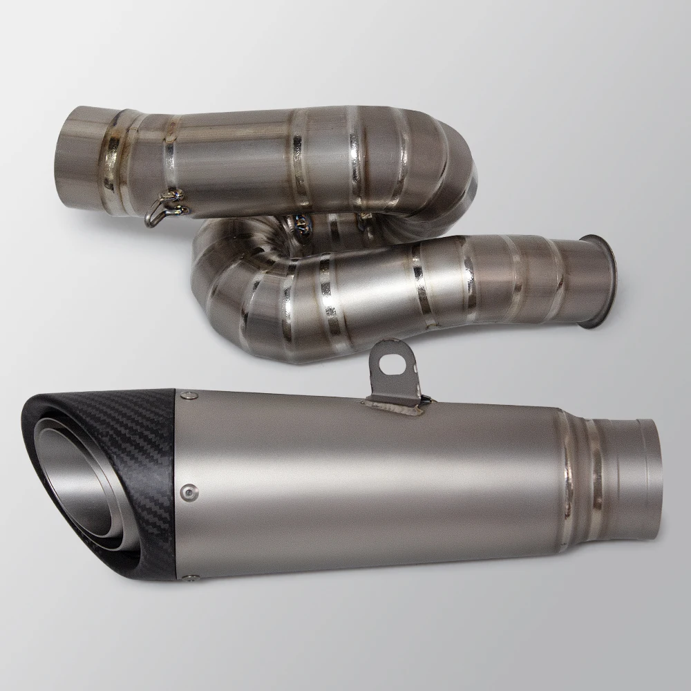 Escape Slip-On de titanio con tubo medio para Triumph Street Triple 765 - imagen 3
