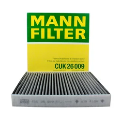 Filtro de cabina MANN con carbón activo para VW, Audi, Seat