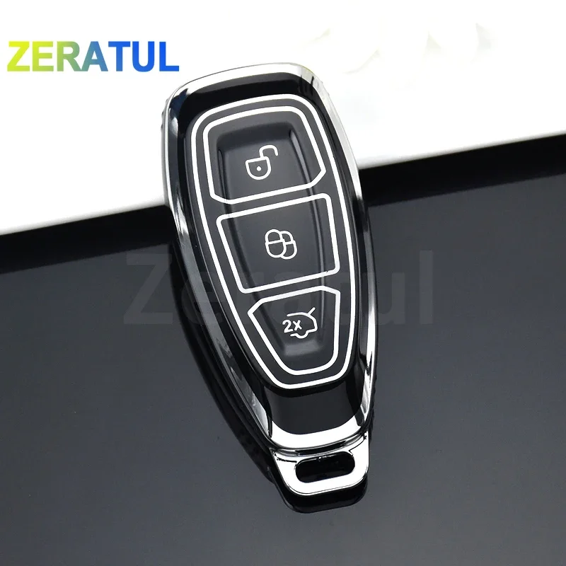 Funda para llave de coche TPU Ford Fiesta, Focus, Mondeo y Kuga