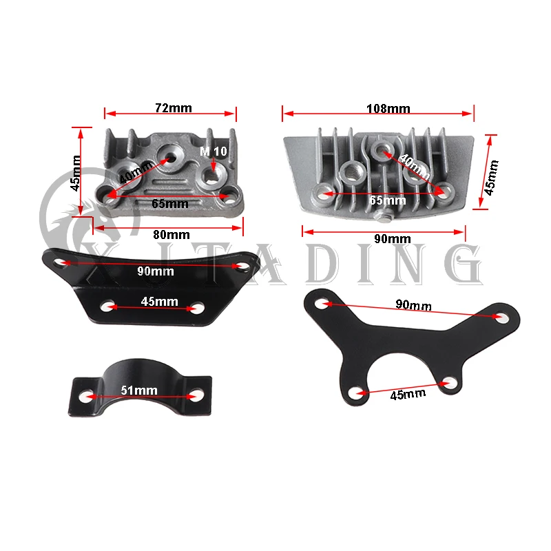 Kit radiador aceite moto – Compatible Honda Monkey, Yamaha y Kawasaki - imagen 5