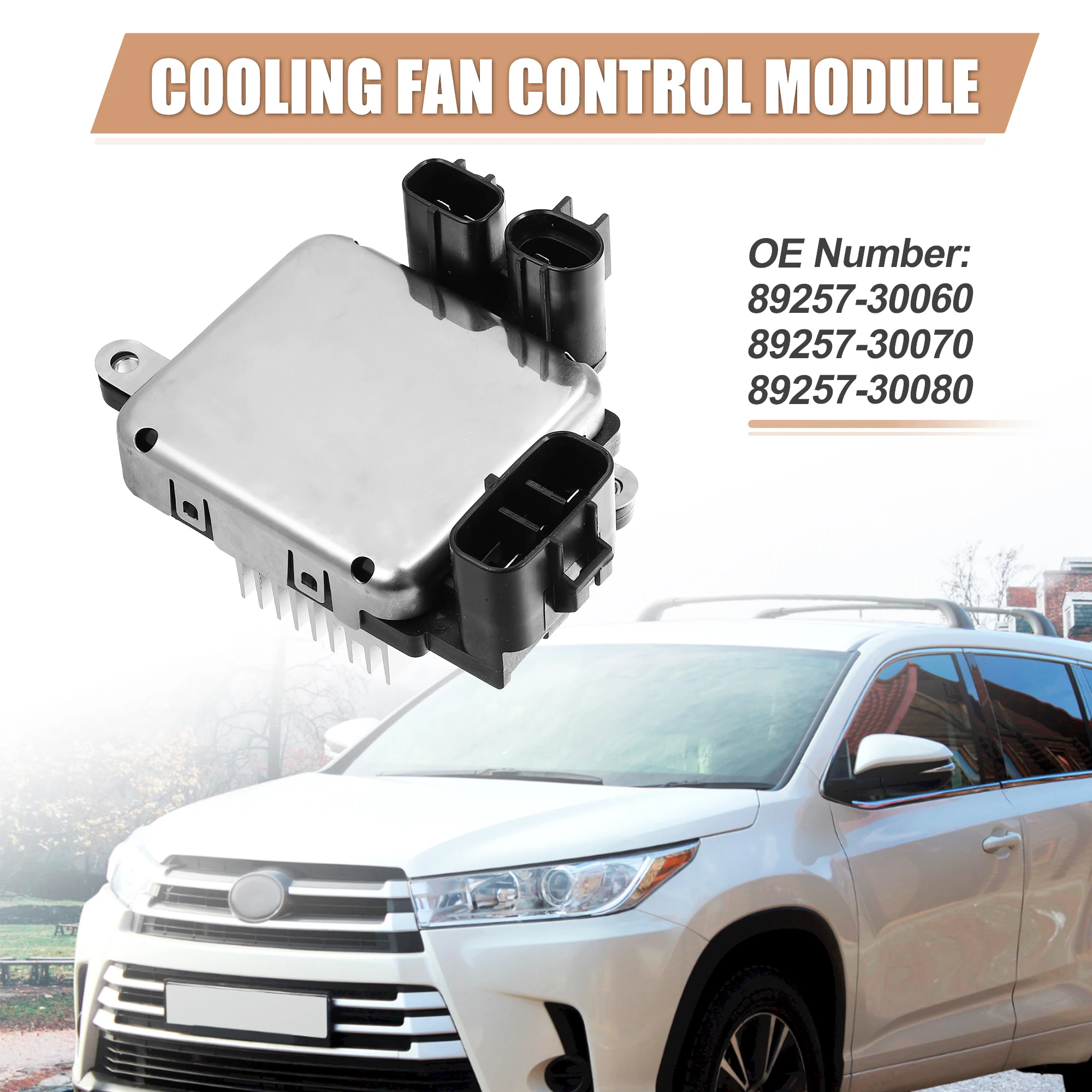 Módulo control ventilador refrigeración UXCELL – Toyota Camry, Venza - imagen 2