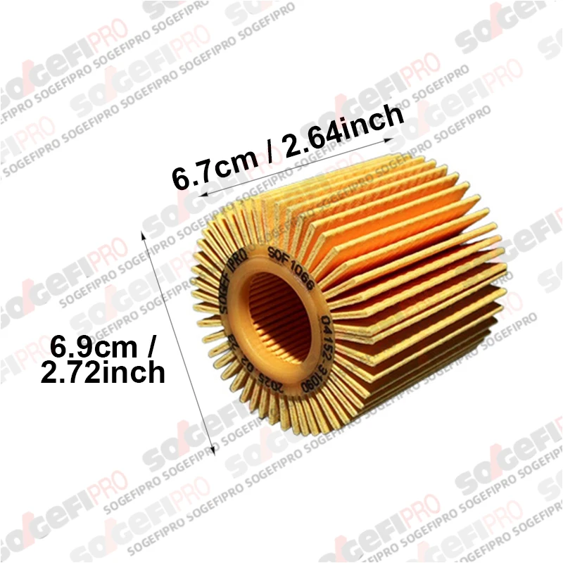 Filtro de aceite SOGEFIPRO para Toyota Camry, RAV4 y Corolla - imagen 5