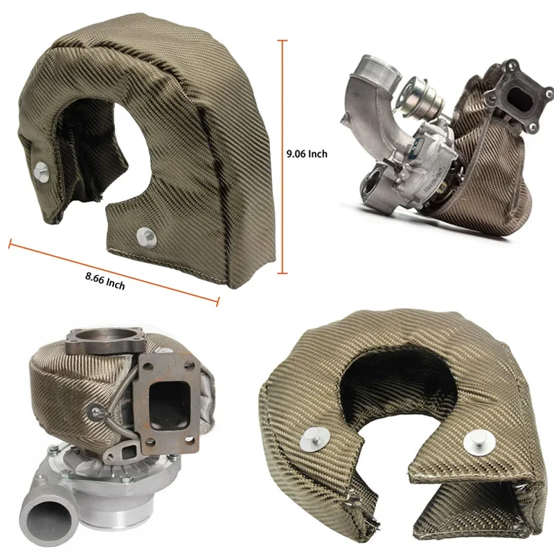 Protector térmico turbo titanio T25 T3 T4 - imagen 2