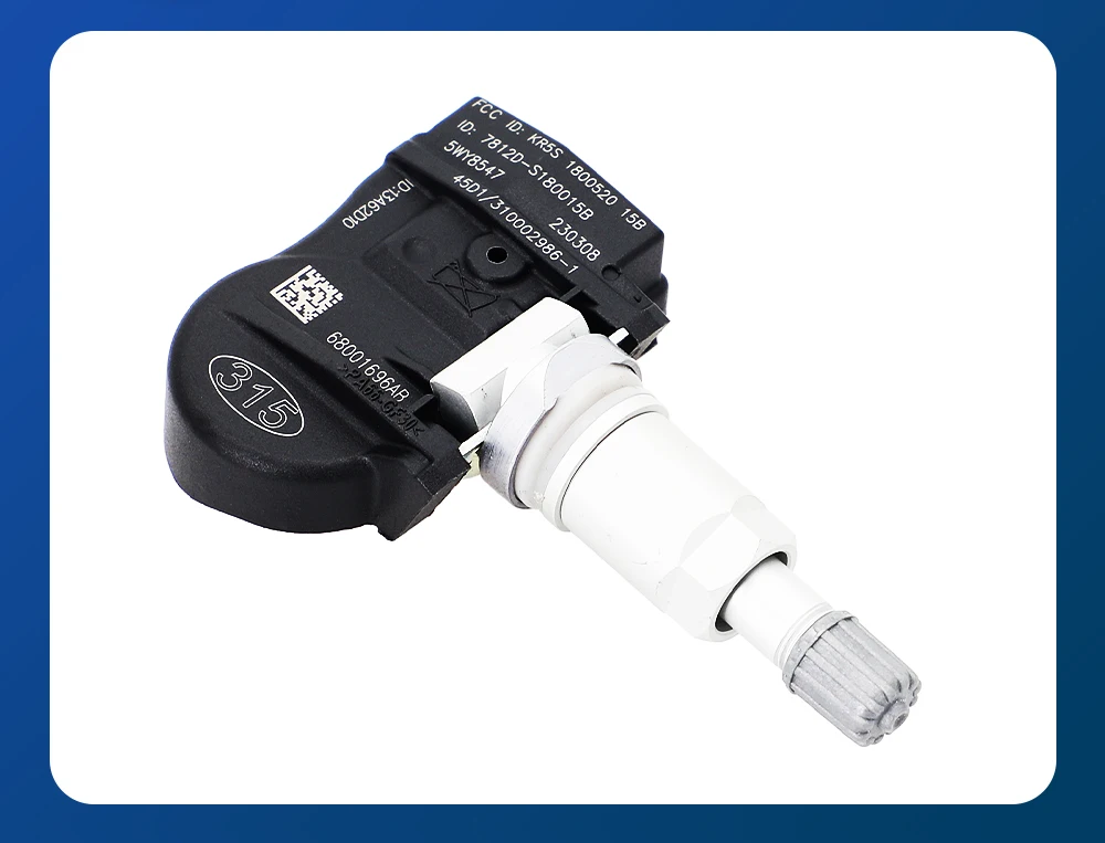 Detalle del sensor de presión TPMS