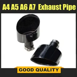 Punta escape acero inoxidable estilo RS6 para Audi A3 A4 A5 A6 RS3 RS4