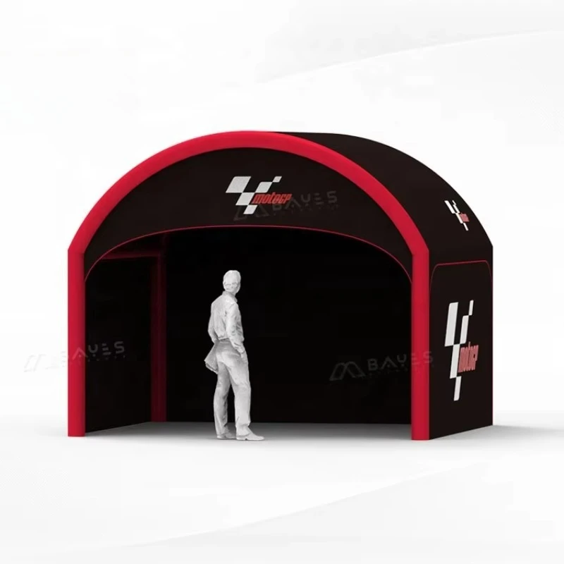 Tienda de campaña inflable con cúpula UV y marquesina impermeable - imagen 4