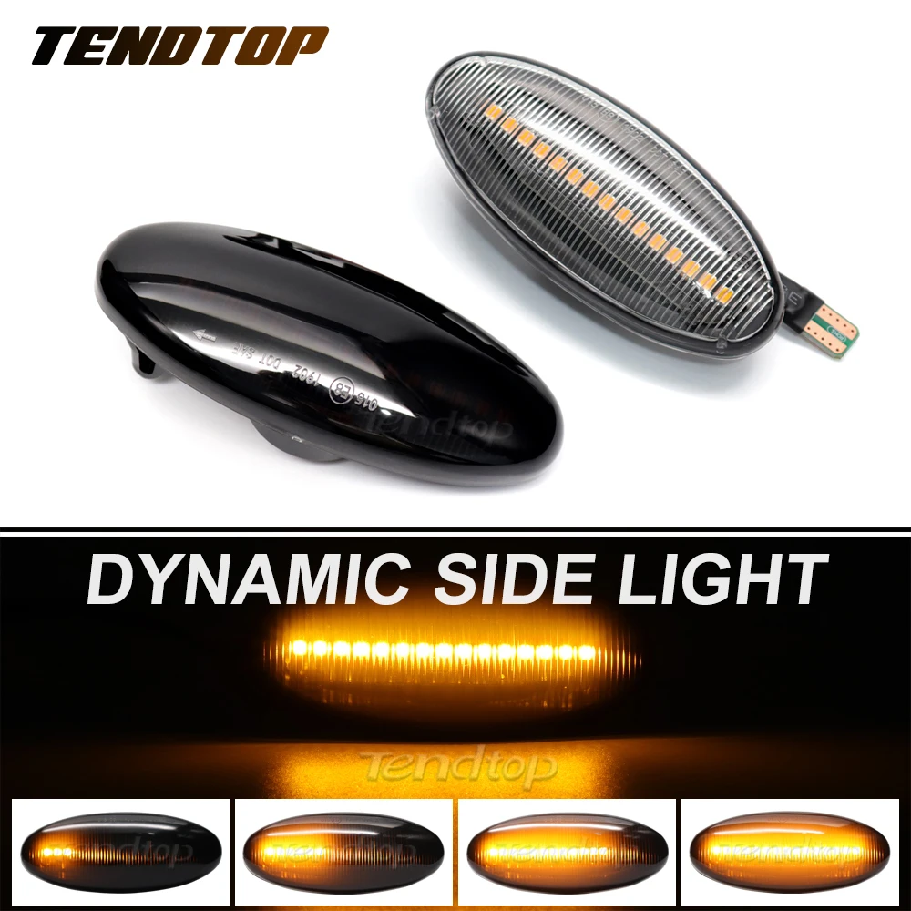 Intermitente lateral LED dinámico para Nissan Navara D22 (1998-2005)