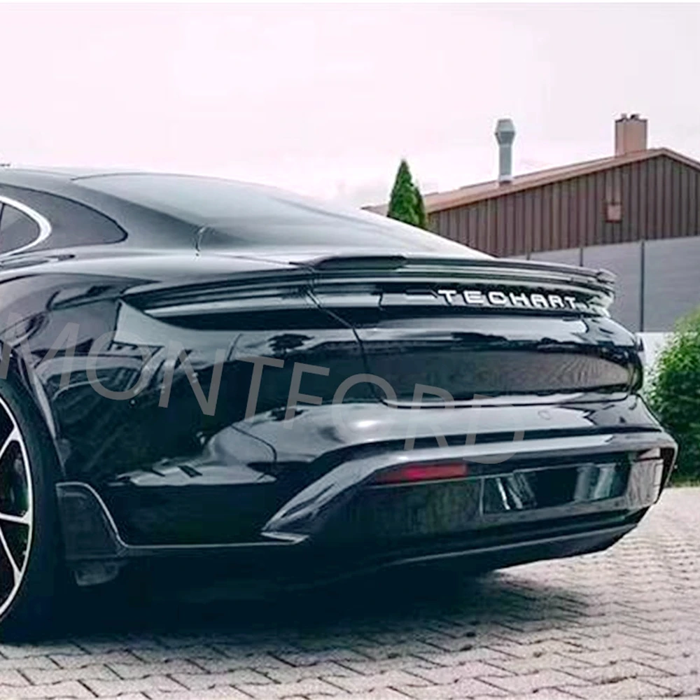 Alerón trasero Real FD fibra de carbono para Porsche Taycan 2019-2023 - imagen 3