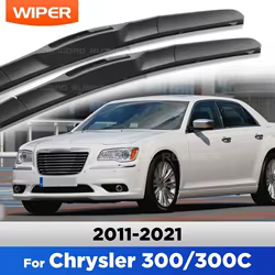 Escobillas de limpiaparabrisas de goma para Chrysler 300/300C 2011-2021 2012 2013 2014 2015 2016 limpiaparabrisas silenciosos de calidad OEM 24 "21"
