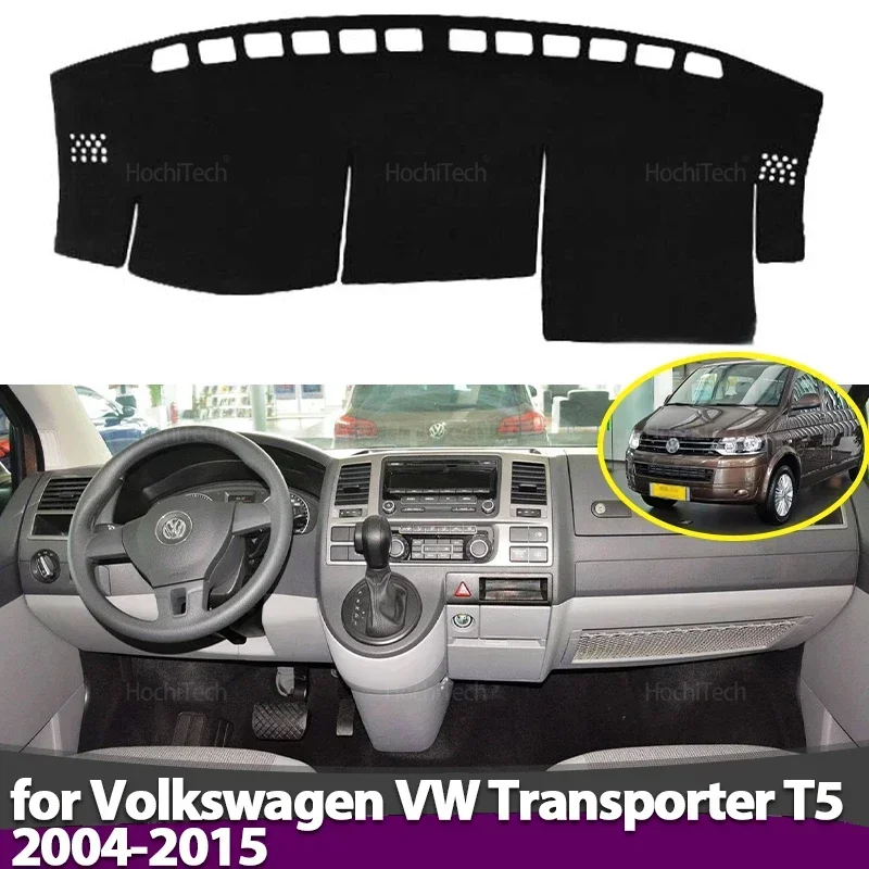 Alfombrilla antideslizante de salpicadero para VW Transporter T5