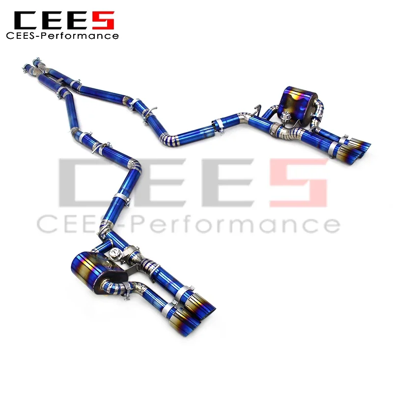 Escape catback Cees Tuning con válvula para Dodge Charger V6 3.6L - imagen 2