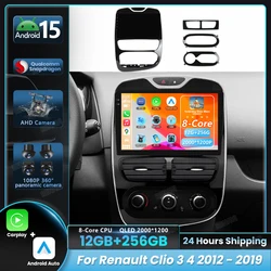 Radio Android CarPlay táctil para Renault Clio 3/4 2012-2019