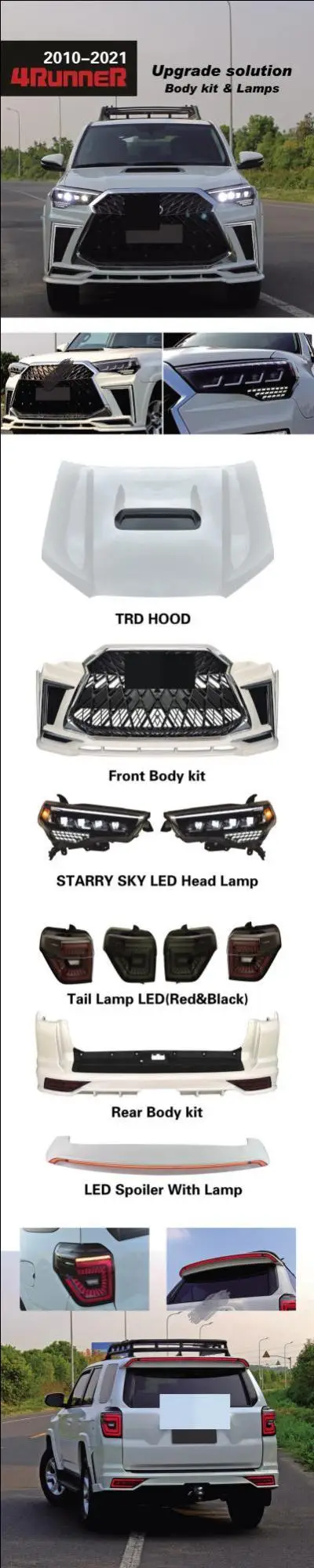 Kit carrocería corredor LEXUS STYLE 4 para Toyota 4Runner Limited/SR5 - imagen 5