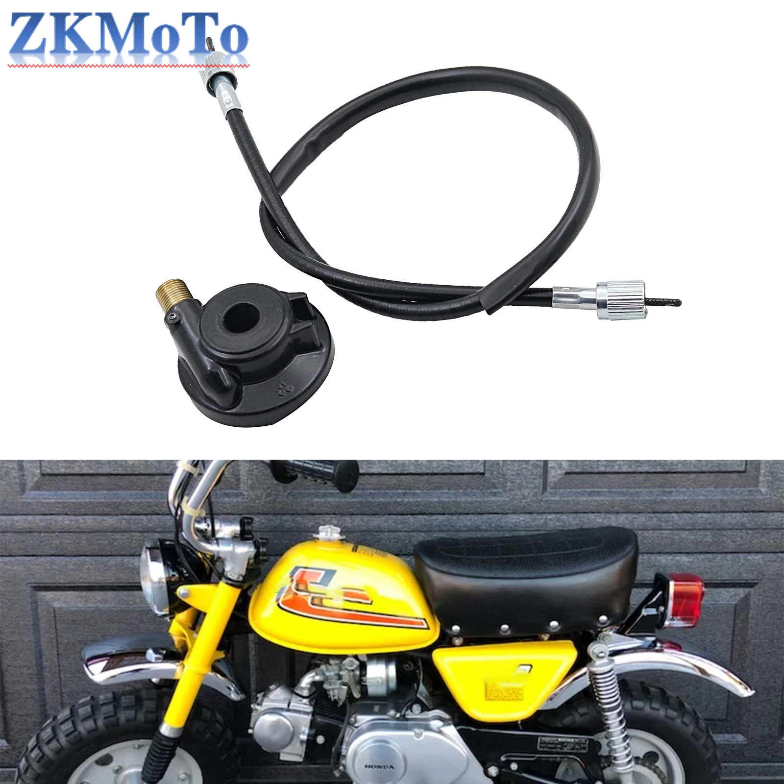 Cable de velocímetro Honda Z50 Monkey Mini Trail con goma