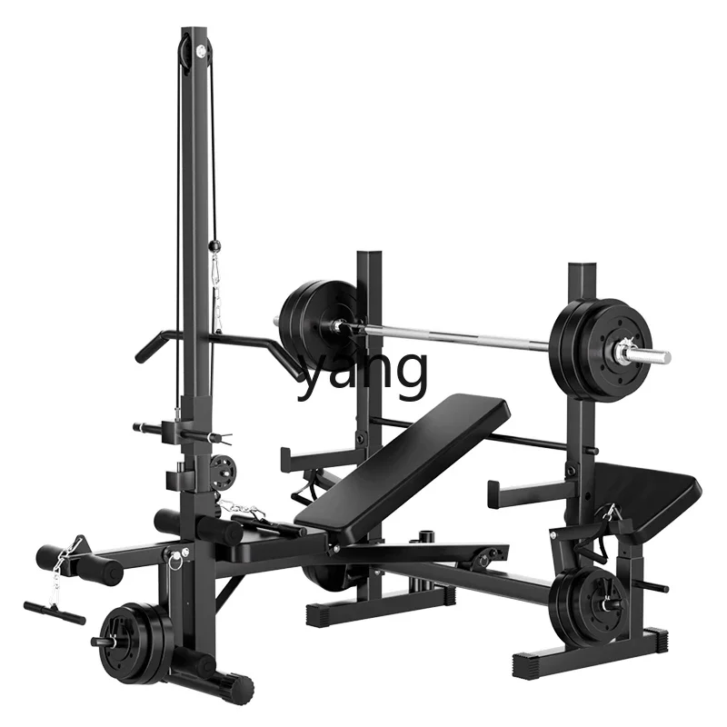 Banco multifuncional LMM con soporte de barra para entrenamiento - imagen 2