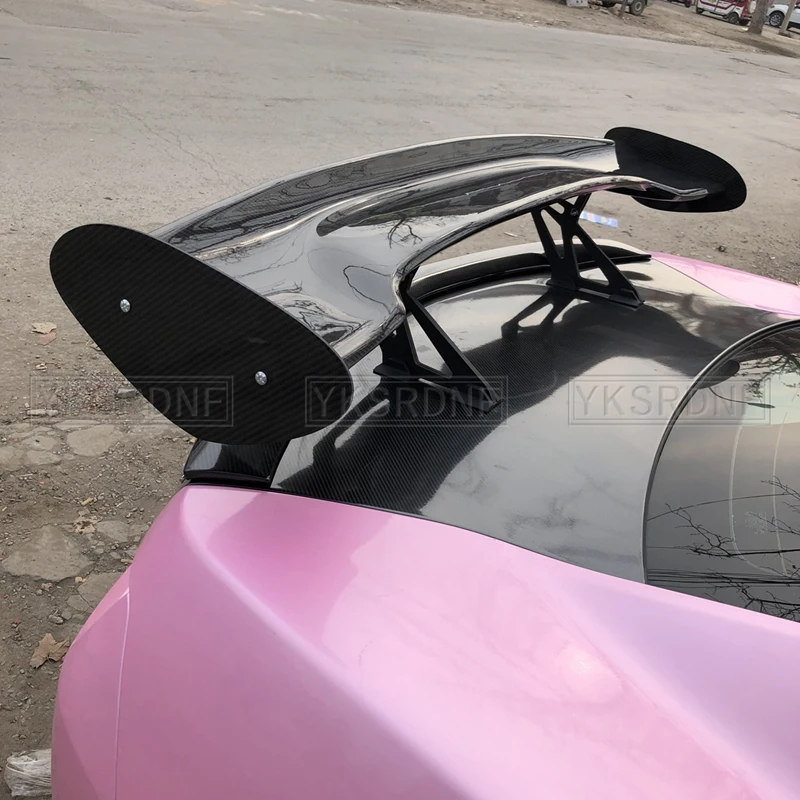 Alerón universal GT de fibra de carbono para sedán - imagen 3