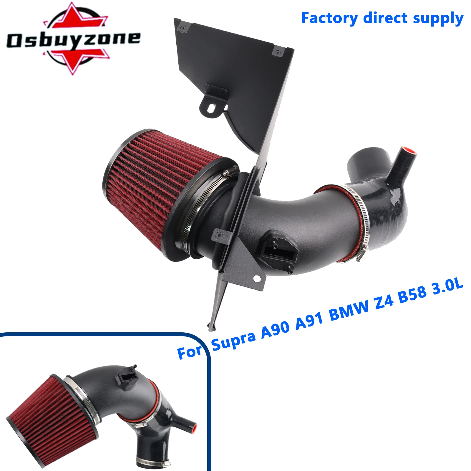 Kit de admisión de aire frío silicona – BMW Z4 B58 3.0 Turbo
