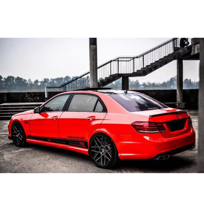 Alerón trasero W212 para Benz Clase E, aleta trasera negra brillante, accesorios de pintura de carbono, E260, E300 - imagen 3