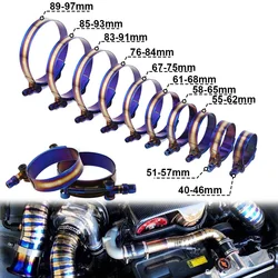 Acoplador silicona turbo-intercooler titanio azul 45-98mm manguera admisión